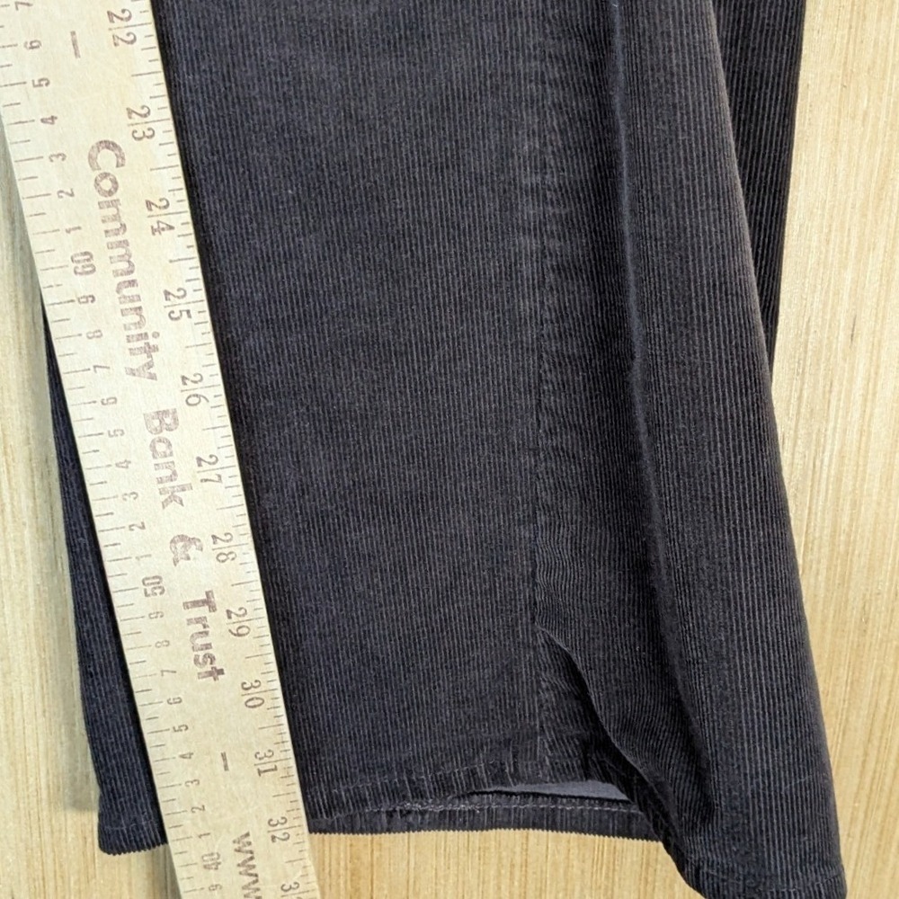 7 For All Mankind Dojo Tailorless Chocolate Brown Flare Corduroy Pants 30 NWT - Picture 8 of 12